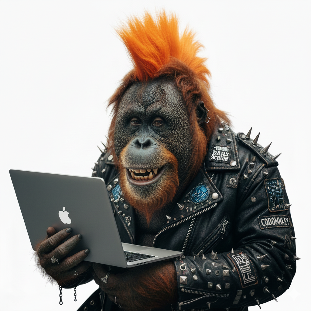 Mascota orangután de B2B